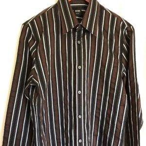 Authentic Hugo Boss Men’s Dress Shirt - Medium